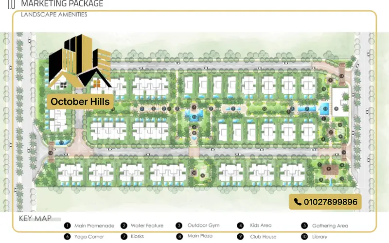 الماستر بلان في كمبوند Jaen Villas