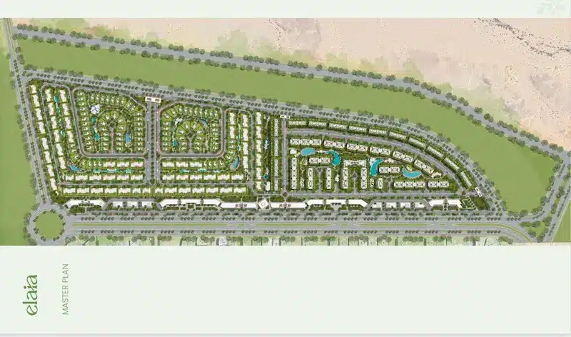 الماستر بلان في Elaia New Heliopolis