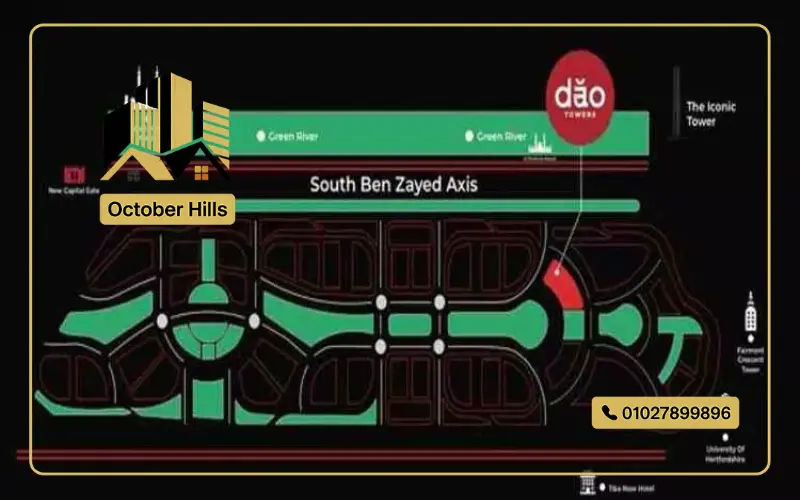 خريطة Dao Tower New Capital