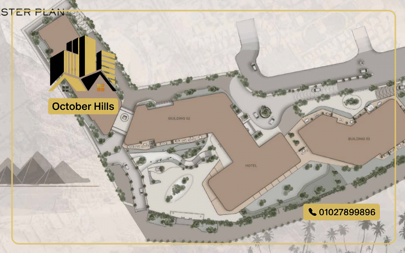 الماستر بلان في Mazeej Giza Residence