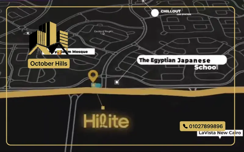 خريطة Hilite Business Complex New Cairo