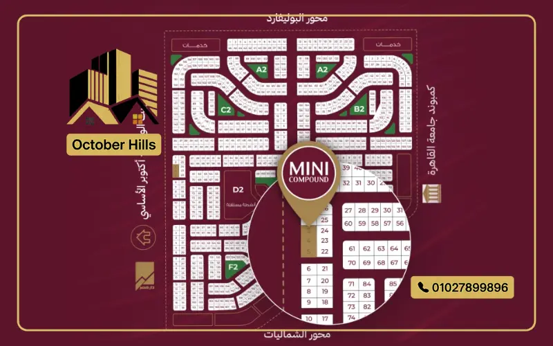 خريطة Tiara Mini Compound October