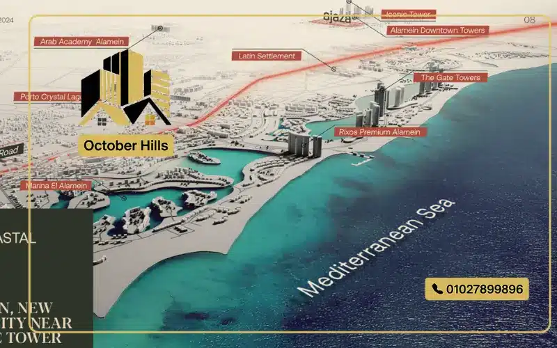 خريطة إجازة العلمين الجديدة Ajaza New Alamein
