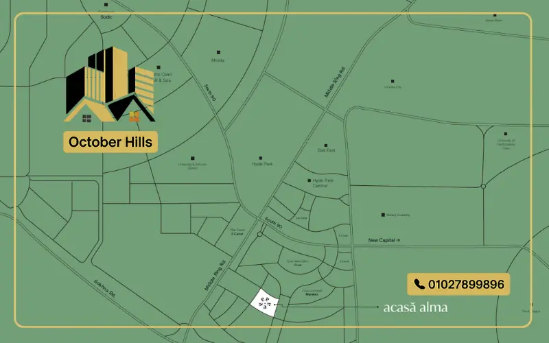 خريطة اكاسا الما التجمع السادس