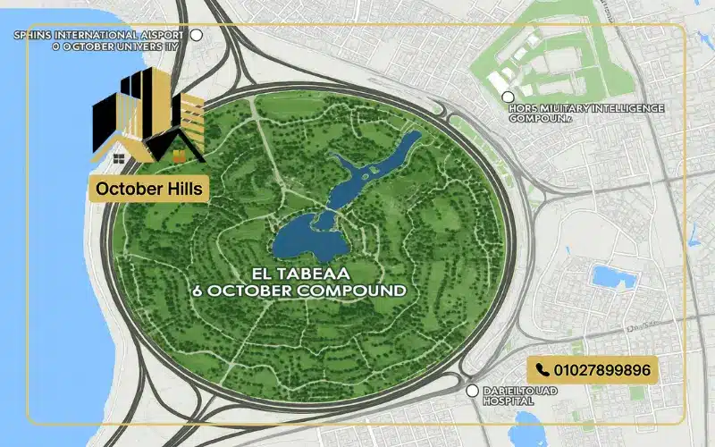 خريطة كمبوند الطبيعة أكتوبر