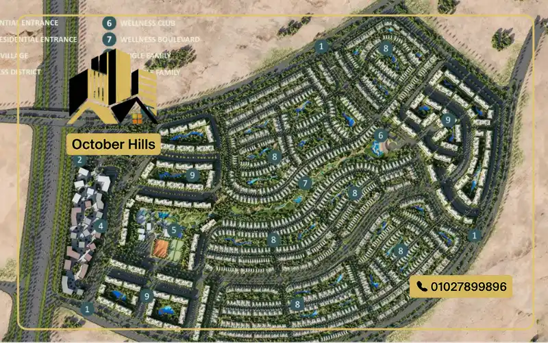الماستر بلان في Sodic Eastvale Mostakbal City