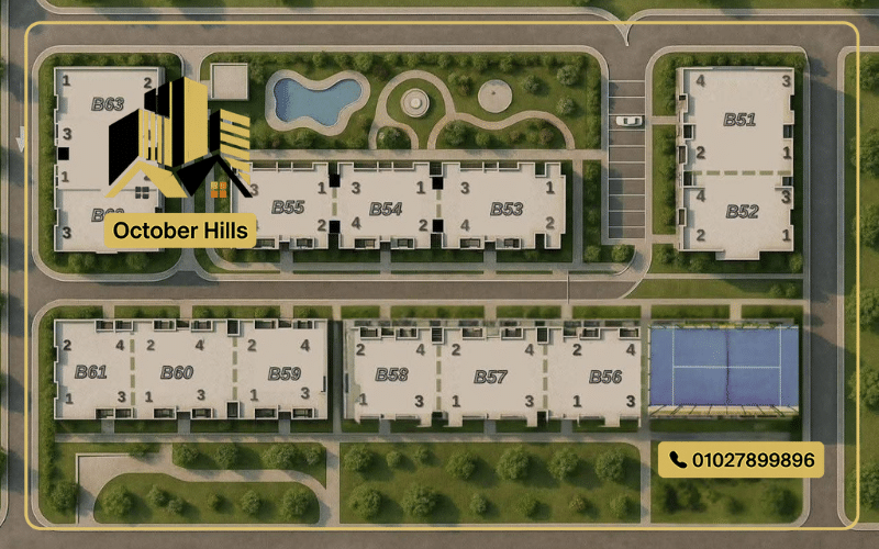 الماستر بلان في كمبوند بارك هيلز حدائق أكتوبر