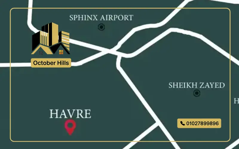 خريطة Havre نيو زايد