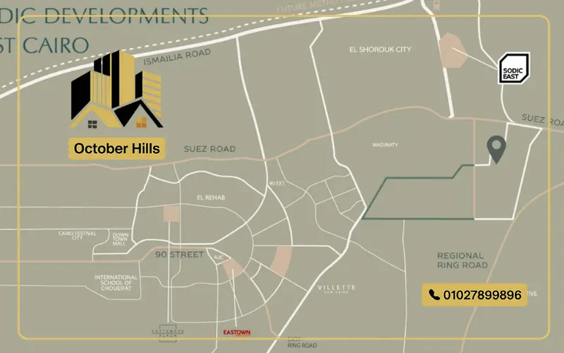 خريطة سوديك ايست فيل المستقبل