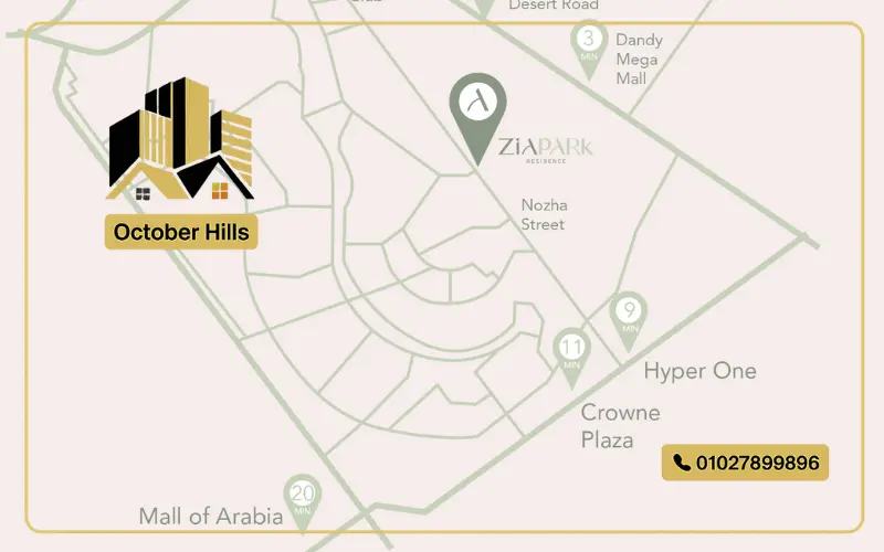 خريطة كمبوند Zia Park El Sheikh Zayed