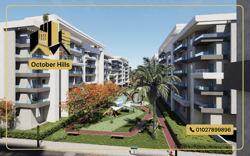 العمارات في كمبوند سكون ريزيدنس أكتوبر