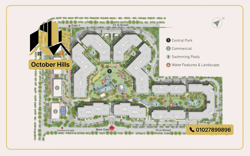 الماستر بلان في كمبوند Zia Park Zayed