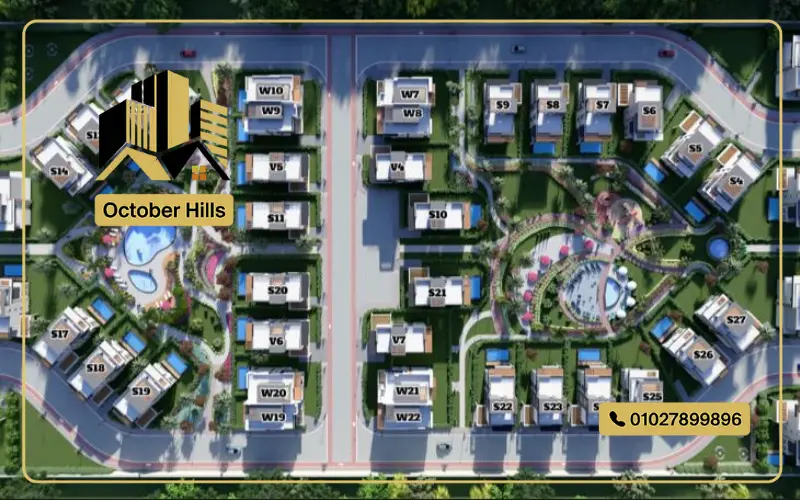 الماستر بلان في كمبوندStone Gate زايد الجديدة