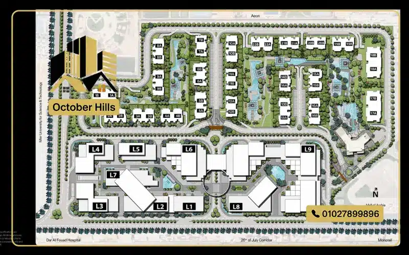 الماستر بلان في مشروع ايفر ويست أكتوبر