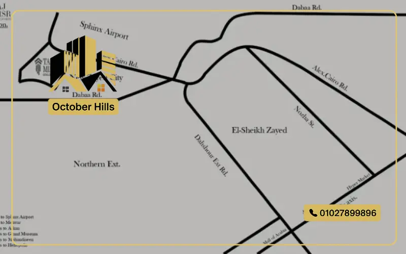 خريطة كمبوند دي جويا زايد