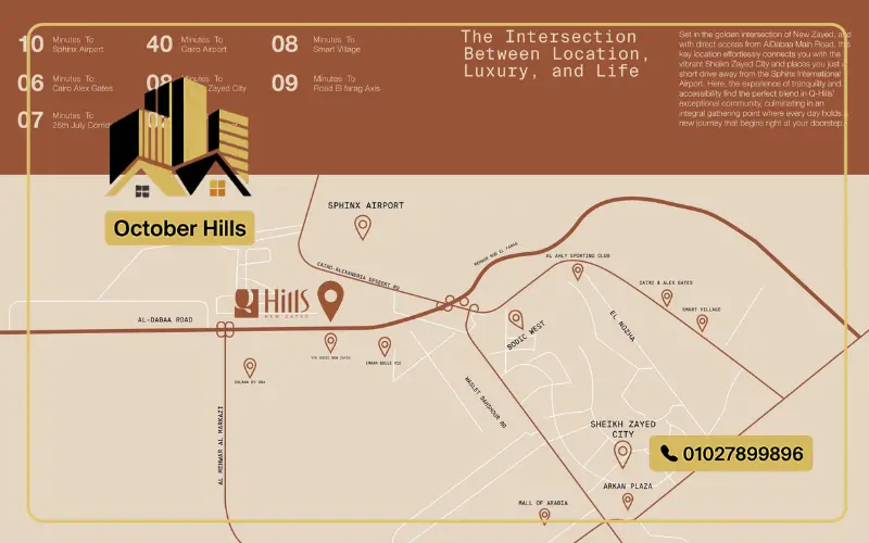 خريطة كيو هيلز زايد الجديدة