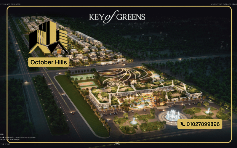 الماستر بلان في Key Of Greens New Zayed