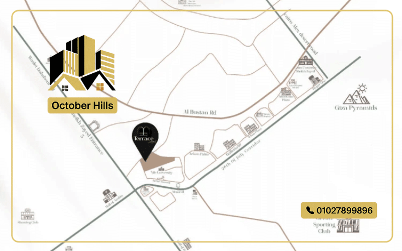 خريطة تراس الشيخ زايد