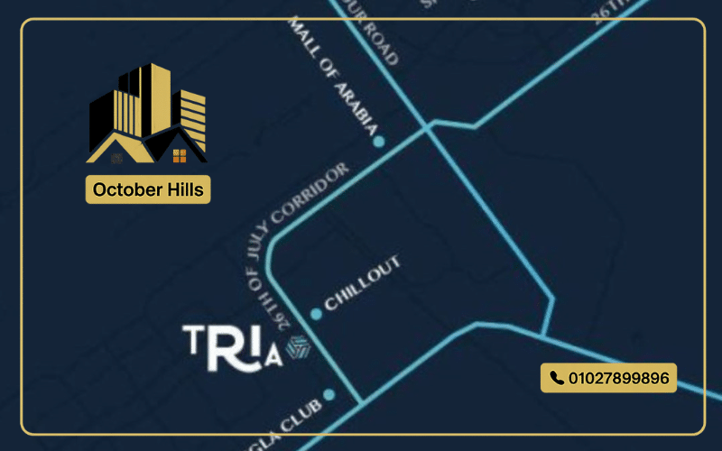 خريطة مول تريا أكتوبر