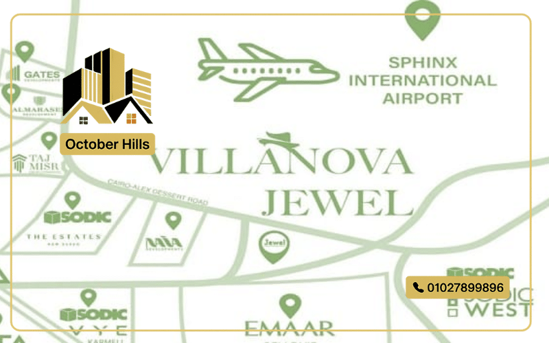 خريطة Jewel New Zayed