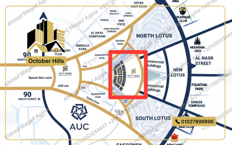 خريطة Lush Valley New Cairo