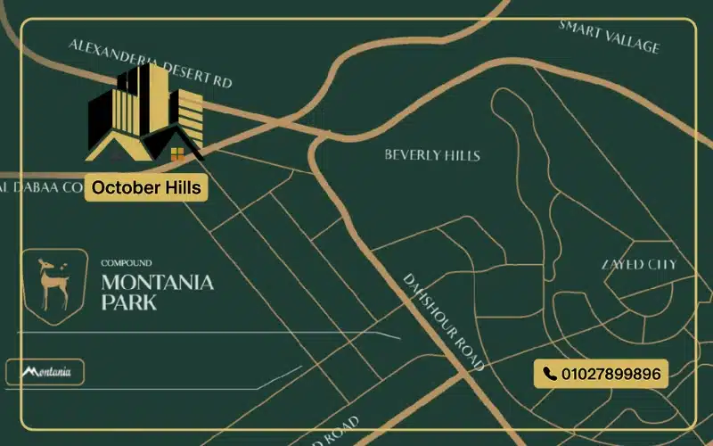 خريطة Montania Park New Zayed