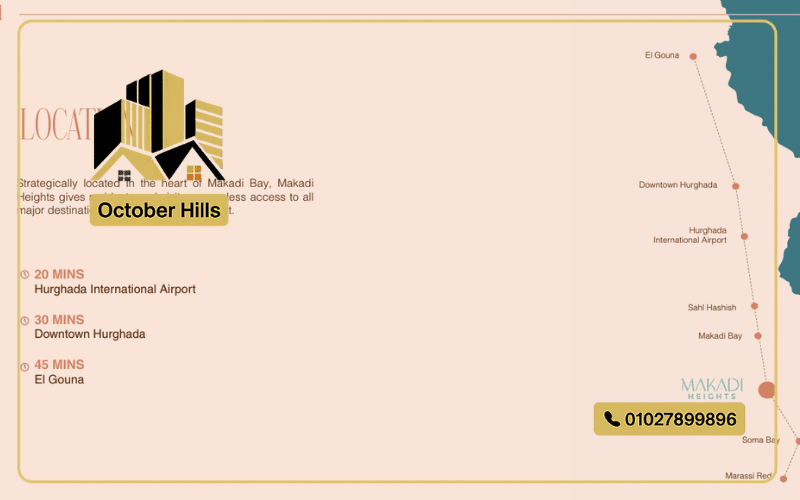 خريطة Siyal Makadi Heights