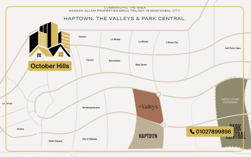 خريطة بارك سنترال المستقبل سيتي