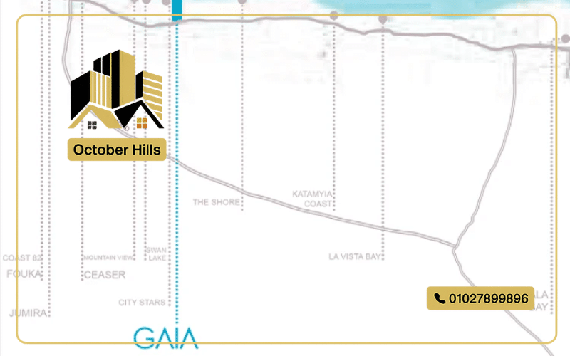 خريطة جايا الساحل الشمالي