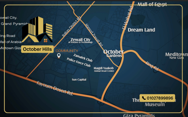 خريطة كمبوند ذات أكتوبر