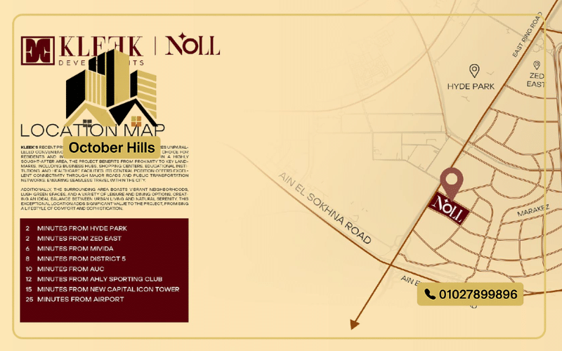 خريطة كمبوند نول التجمع السادس