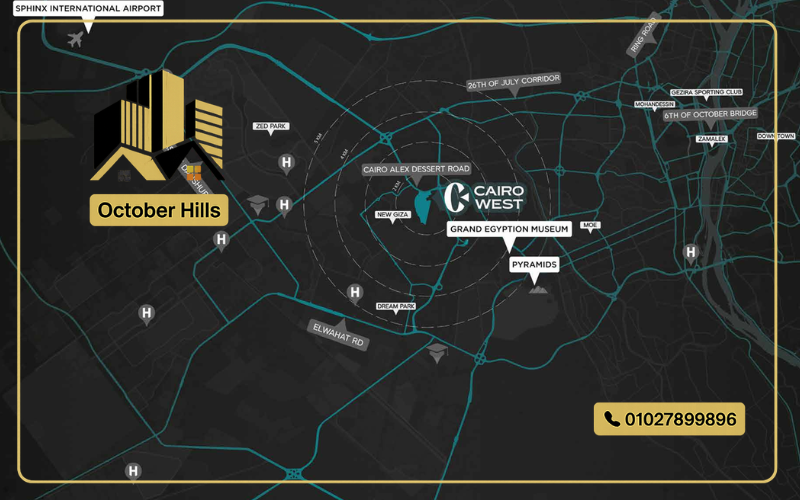 خريطة Hyatt Centric Cairo West