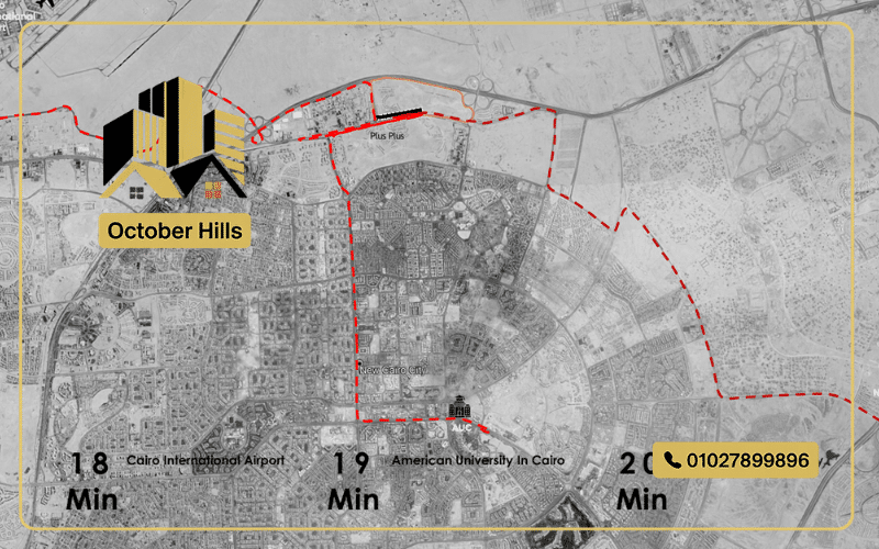 خريطة Plus Plus Horizon New Cairo