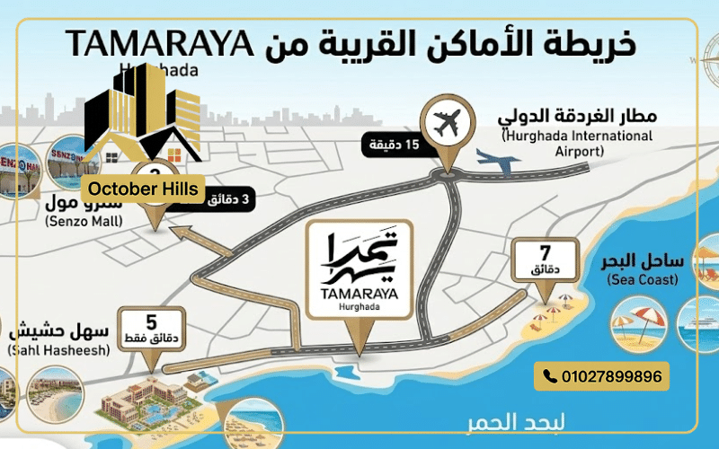 خريطة TAMARAYA Hurghada