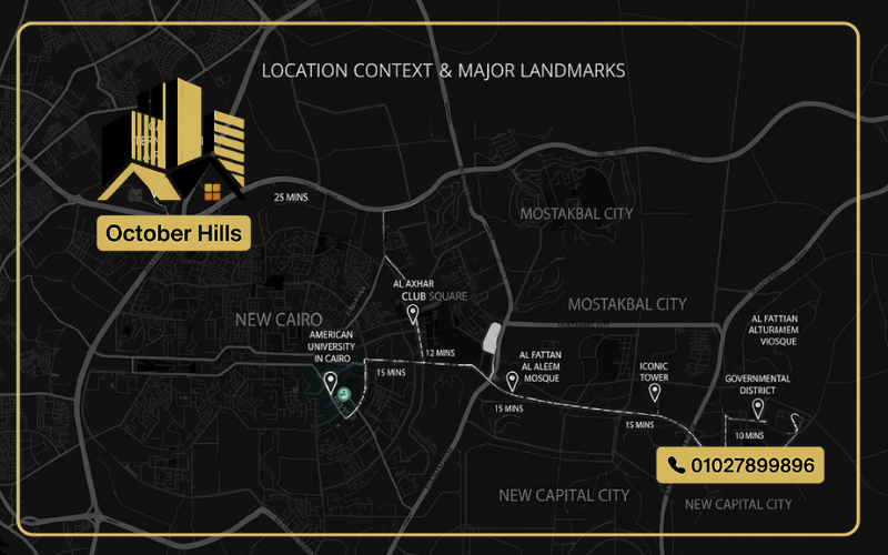 خريطة كمبوند كوليكتيف القاهرة الجديدة