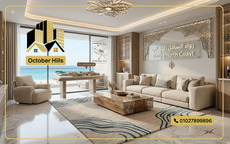 شاليهات للبيع في قرية رواء الساحل الشمالي