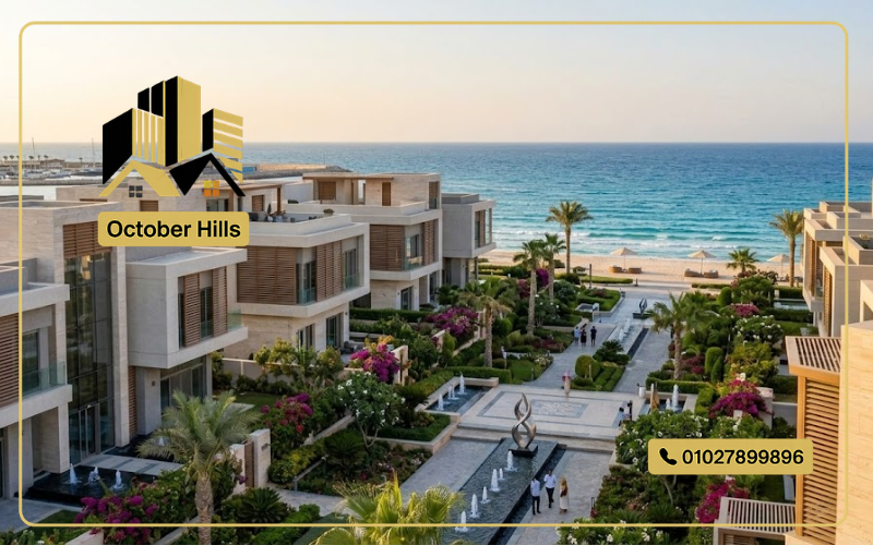 وحدات للبيع في مشروع رواء الساحل الشمالي