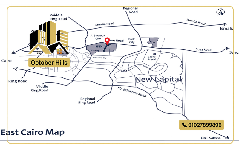 the spine tmg location مشروع