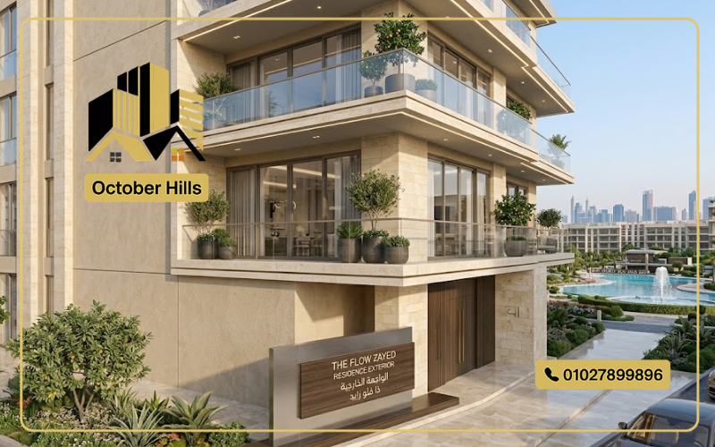 العمارات في كمبوند ذا فلو الشيخ زايد