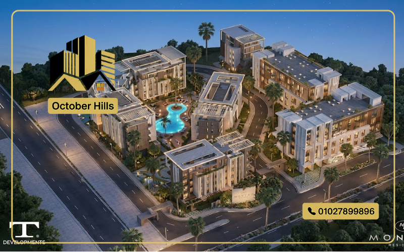 Modern residential complex with amenities.