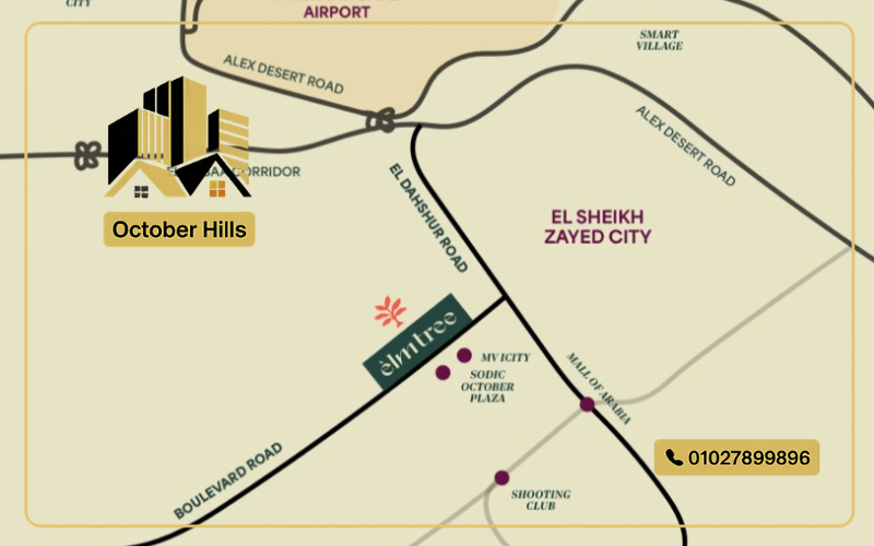 خريطة Elm Tree Commercial Park