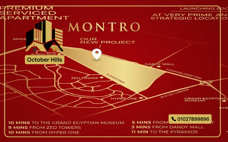 خريطة Montro Residence El Sheikh Zayed