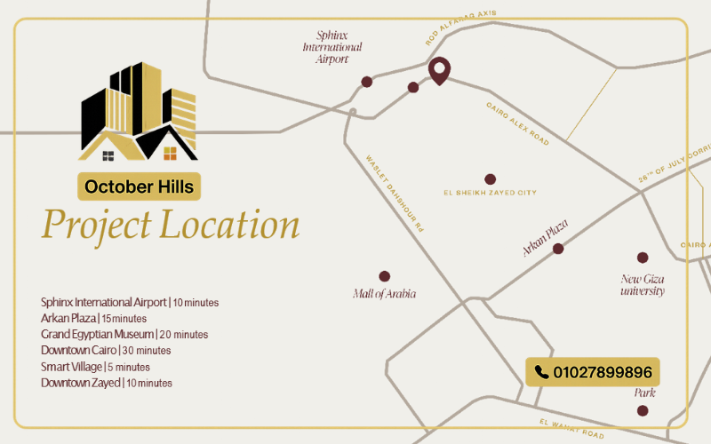 خريطة The Hillage El Sheikh Zayed