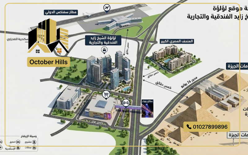 خريطة WESTRICT El Sheikh Zayed