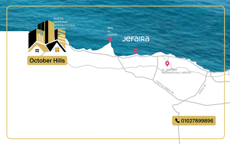 خريطة جيفيرا الساحل الشمالي