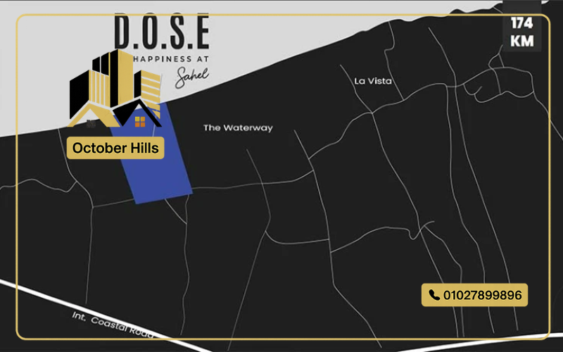 خريطة دوس أكام الراجحي الساحل الشمالي