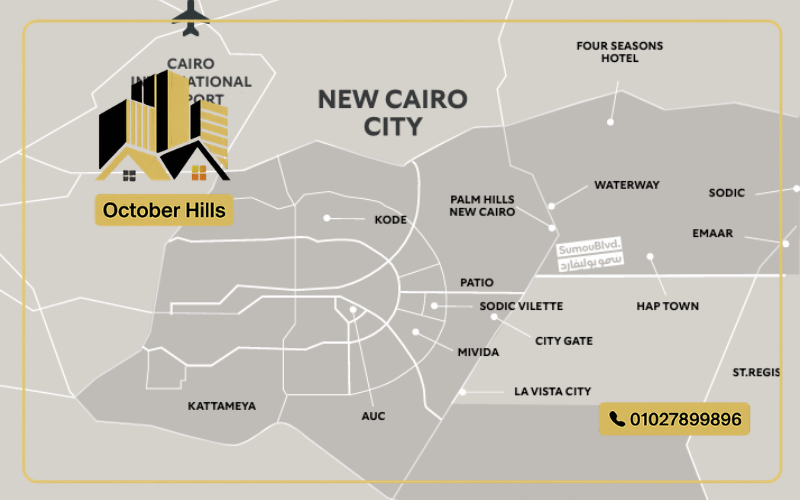 خريطة سمو بوليفارد المستقبل سيتي