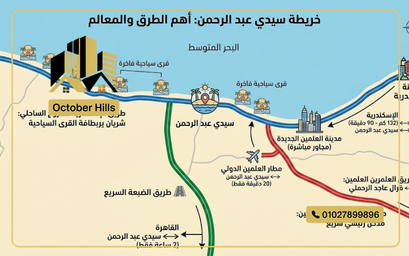 خريطة سيدي عبدالرحمن