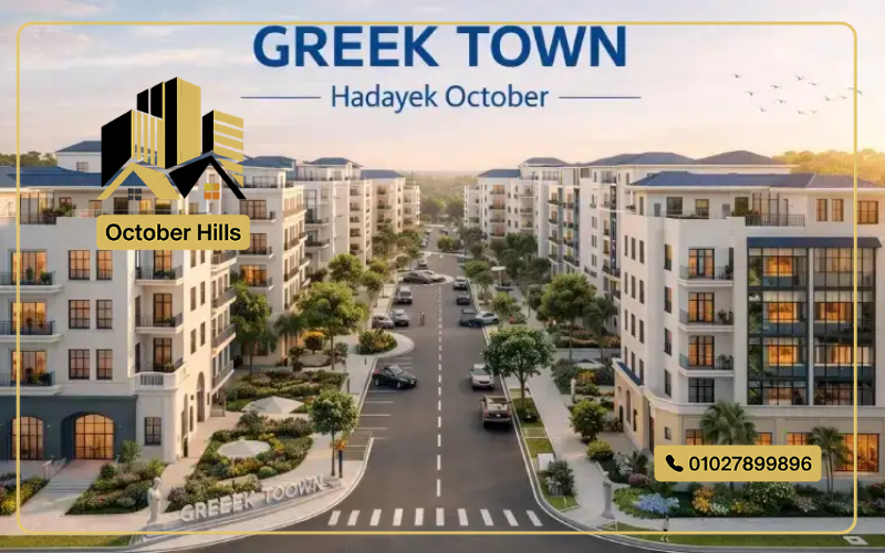 كمبوند جريك تاون حدائق أكتوبر