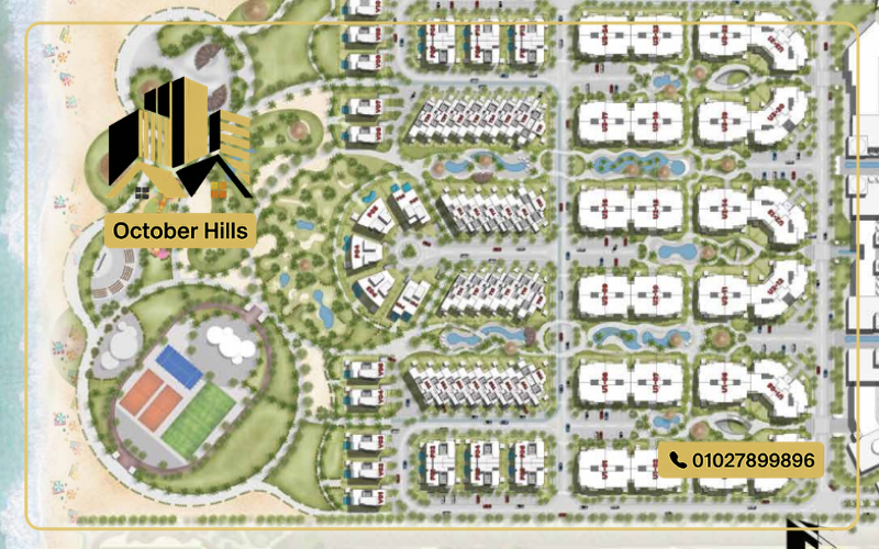 مخطط مشروع سي دار دمياط الجديدة